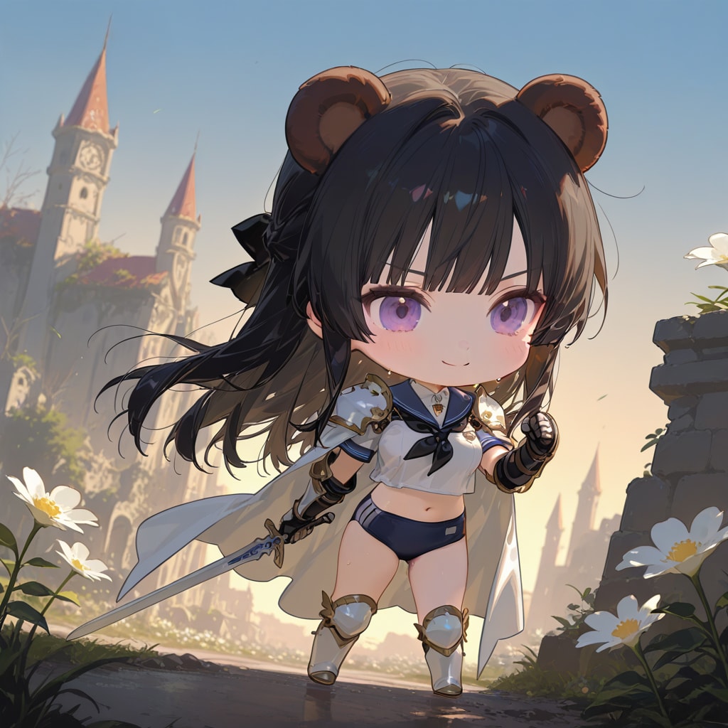 ちびくまみみナイトさん (セーラーブルマ装備・PEGASUS)