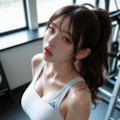 汗だく女子14 2枚目