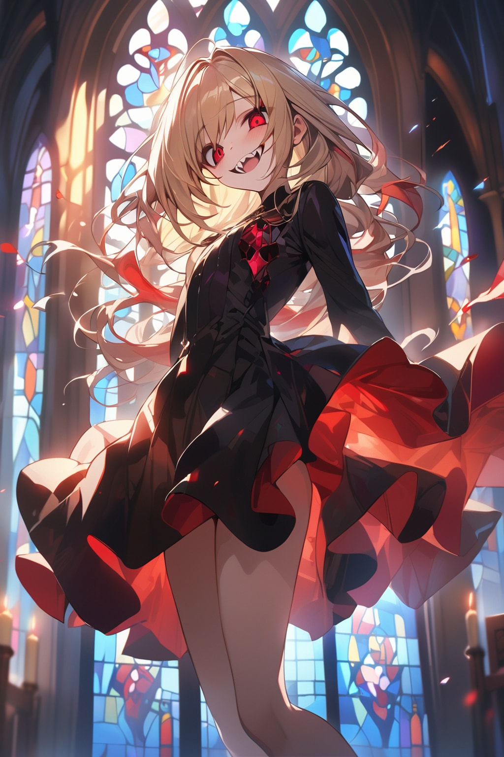 狂気に囚われた女の子