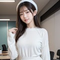 白いミニドレスの女性 10枚目