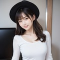 白いミニドレスの女性 7枚目