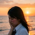 夕焼けが隠す 2枚目