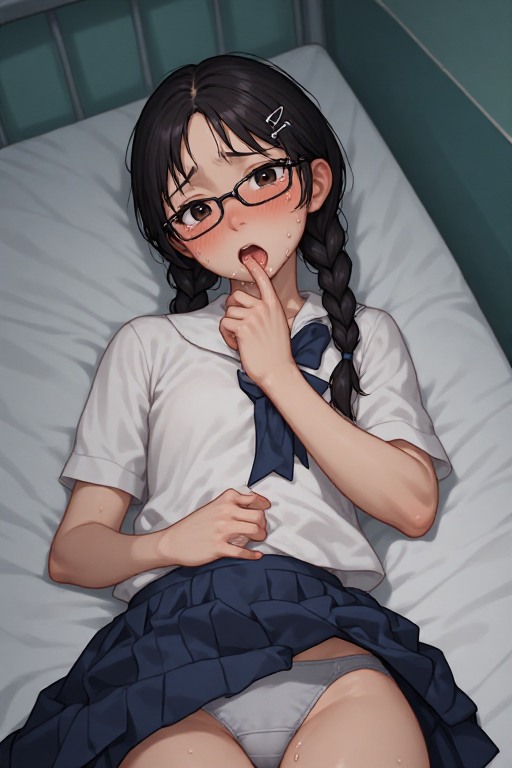 保健室でエスカレート