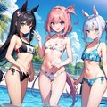 架空ウマ娘・水着イベント開催！（１６） 2枚目