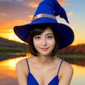 10/13 今日の嫁ちゃんR【夕焼けの海岸にて（じゃぱにーずな騎士）】 2枚目