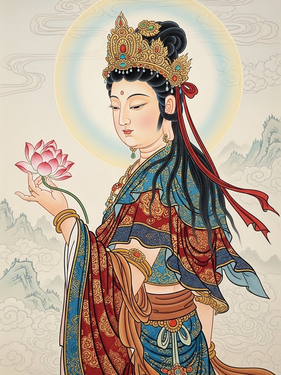 見返り観自在菩薩 | の人気AIイラスト・グラビア