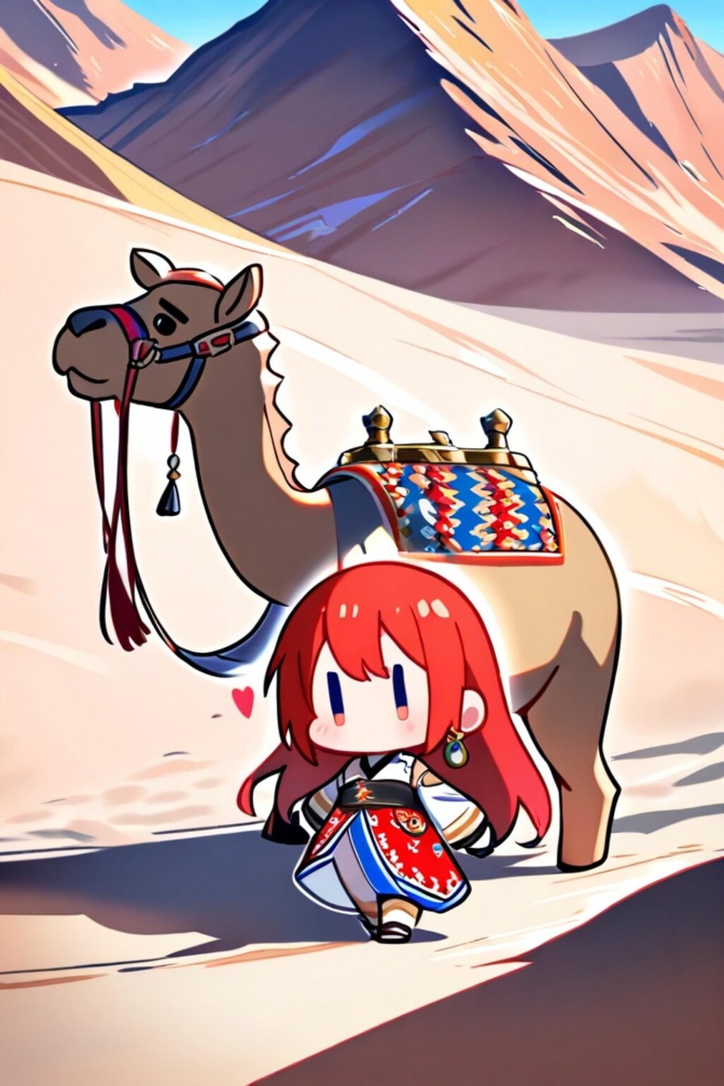 シルクロードと赤髪ちゃん