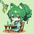 ７月７日は、七夕、浴衣の日、ポニーテールの日 2枚目