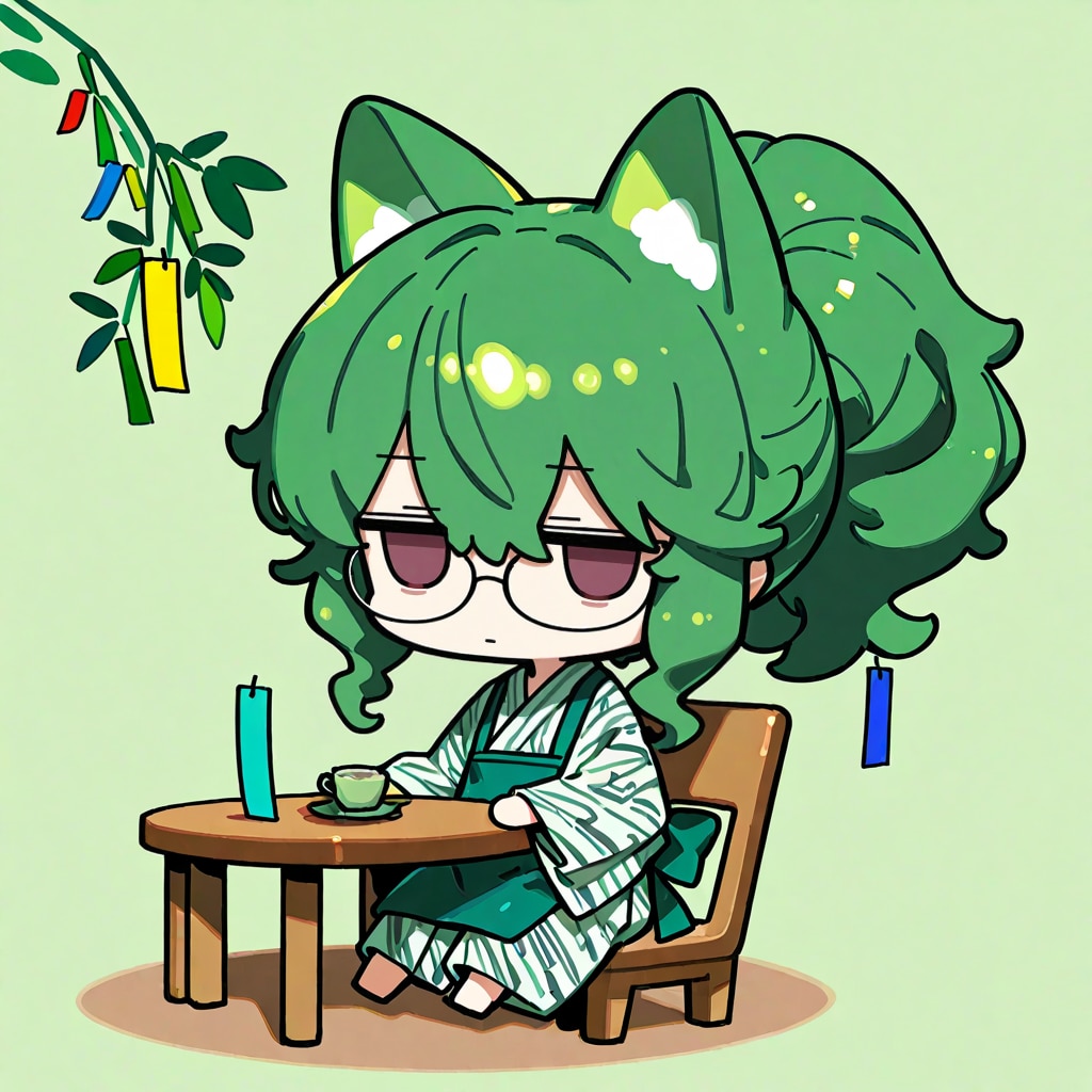 ７月７日は、七夕、浴衣の日、ポニーテールの日