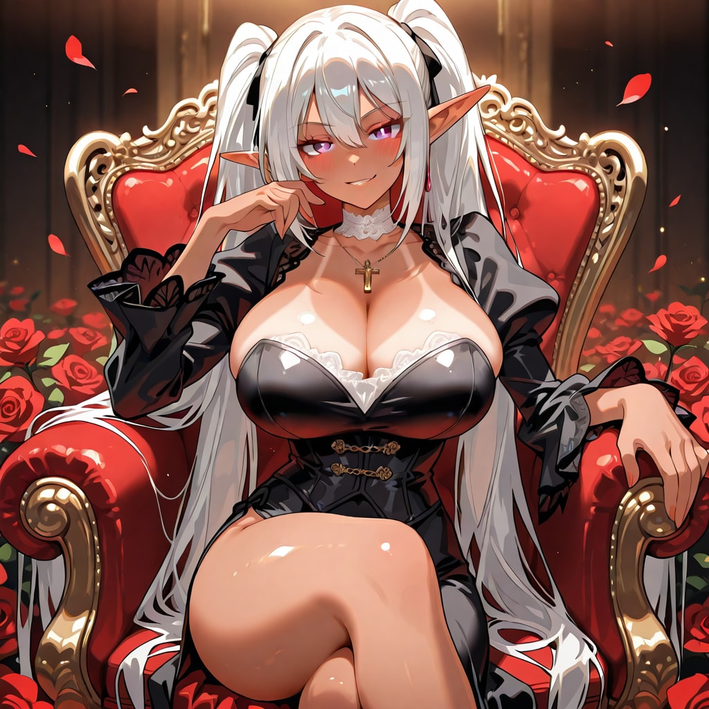 褐色エルフの悪女