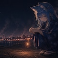 姫猫は、消えゆく光に明日を怯えている 2枚目