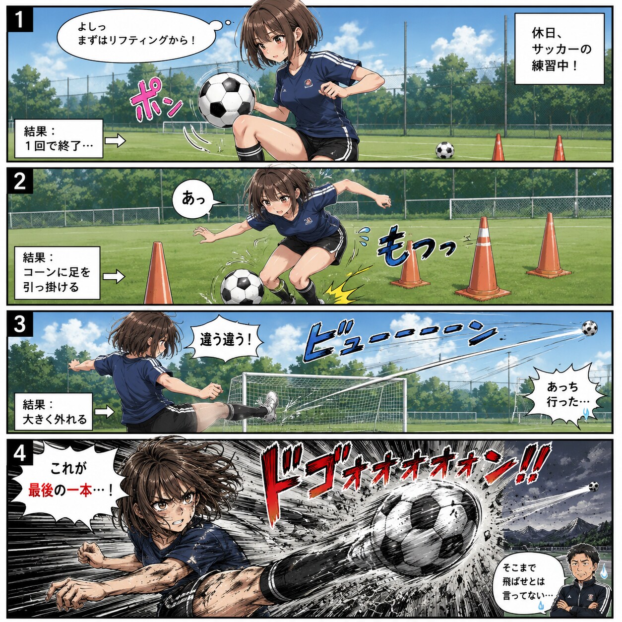初めてのサッカー