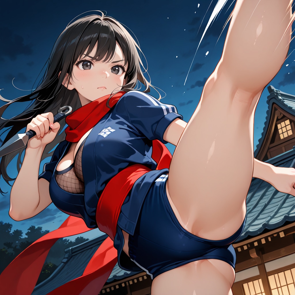 忍ブルマキック