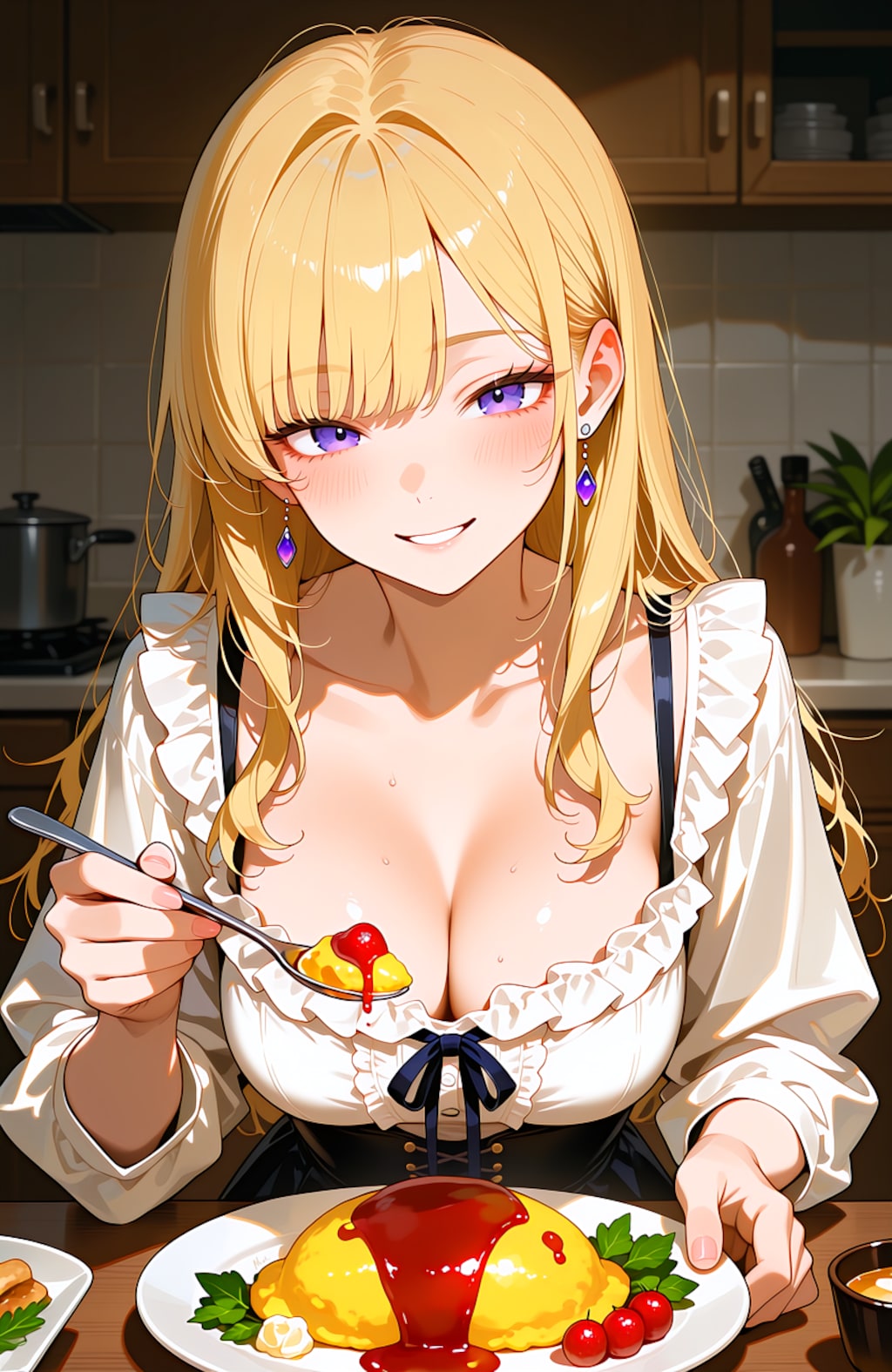 笑顔のオムライスご褒美