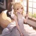 狐っ娘にウェディングドレスを 3枚目
