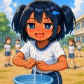 体育で汗だくなこなつちゃん 7枚目