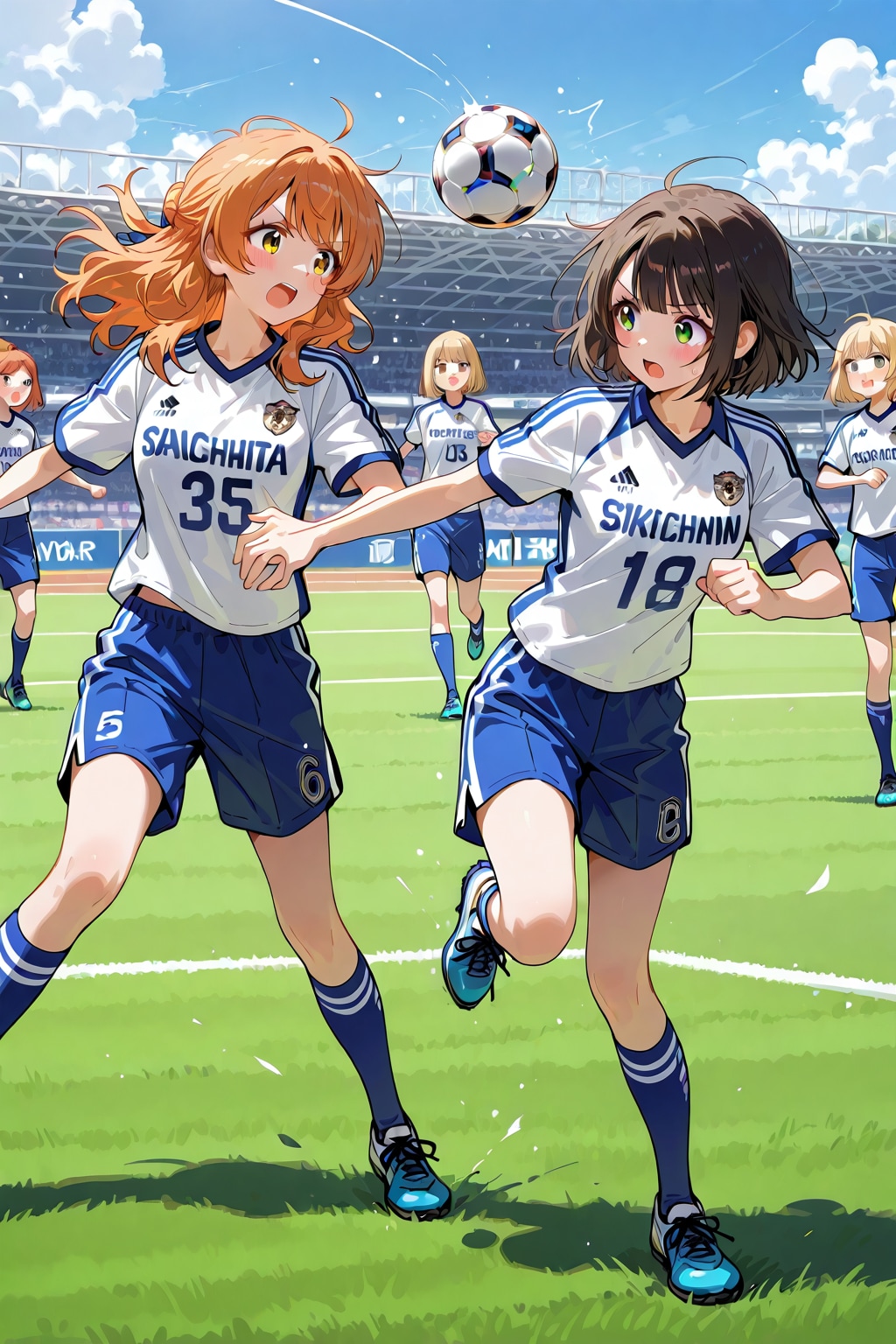 競り合い