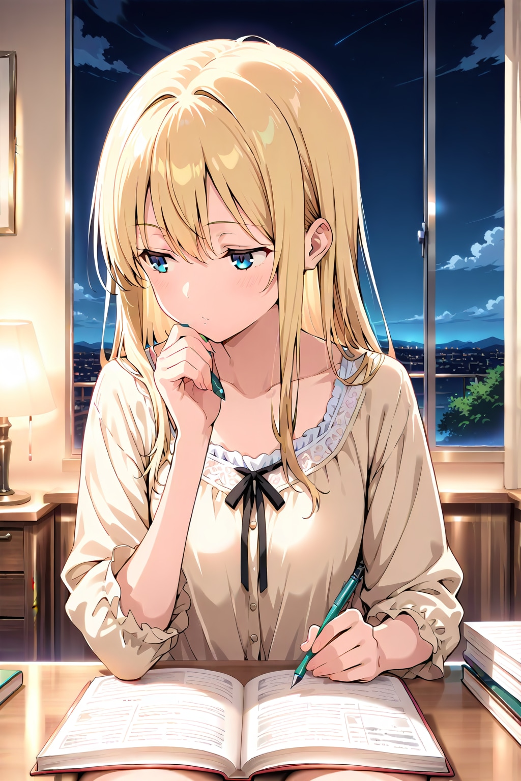 受験勉強の総仕上げ | の人気AIイラスト・グラビア