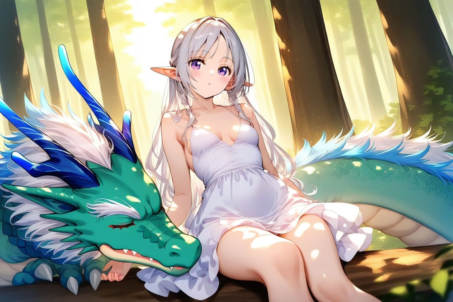 眠り竜とエルフ