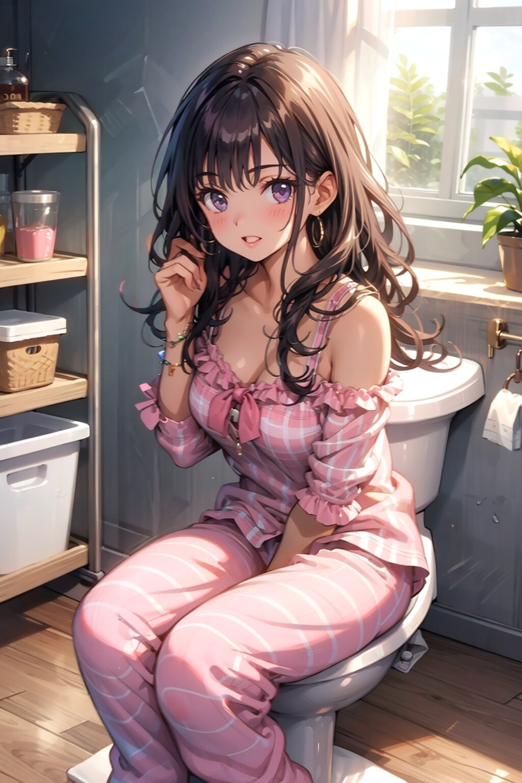 トイレのモデルさん