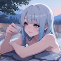 風呂上がりの一杯も良いけど月見酒もいいねぇ。ちょっと早いけど 12枚目