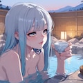 風呂上がりの一杯も良いけど月見酒もいいねぇ。ちょっと早いけど 10枚目