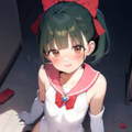 熱り立つロリコンおじさんの前にいきなりピンチなポニテちゃん 2枚目