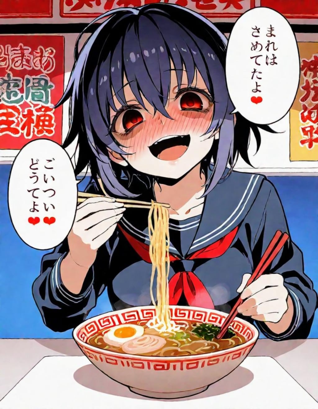 ヤンデレ🍜ラーメンマンガ