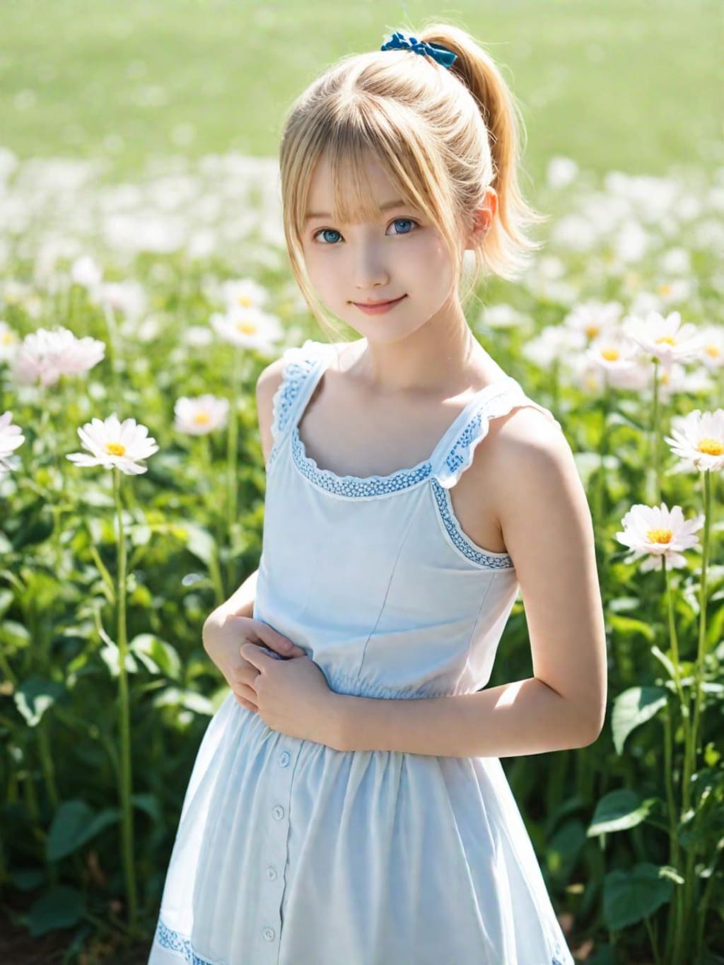 金髪ワンピース