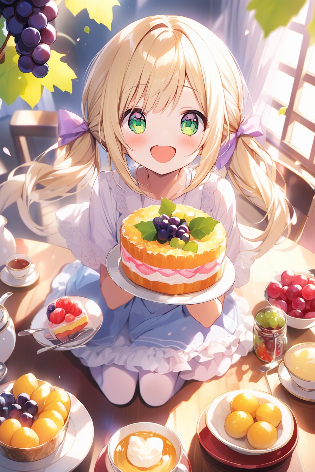 葡萄のお菓子 | の人気AIイラスト・グラビア