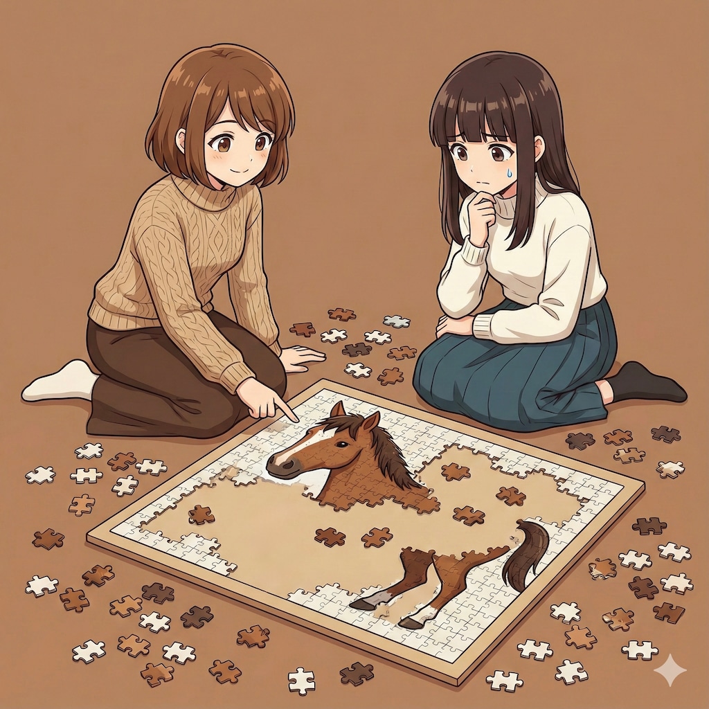 🤎彩ちゃんがパズル