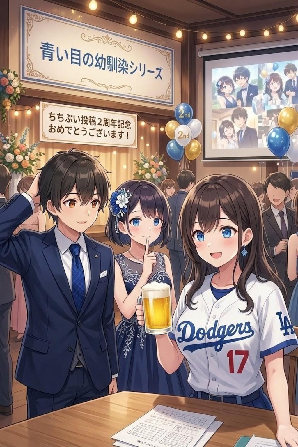 【chan shin2周年記念】みんなでパーティー