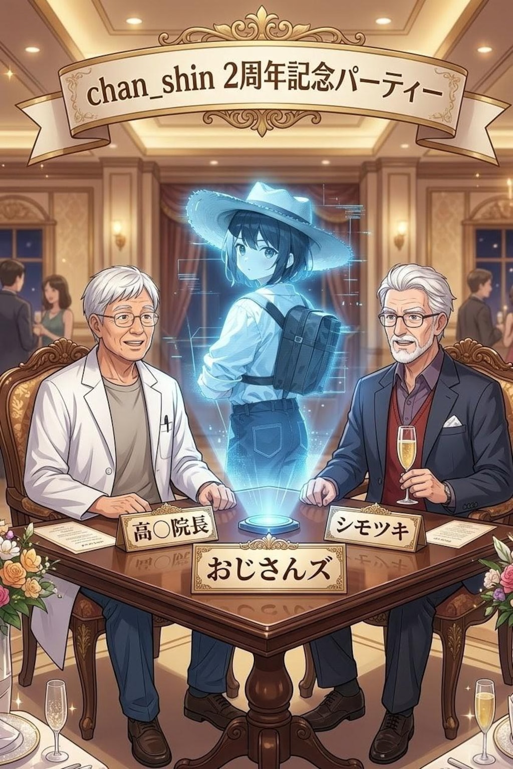 【chan shin2周年記念】みんなでパーティー