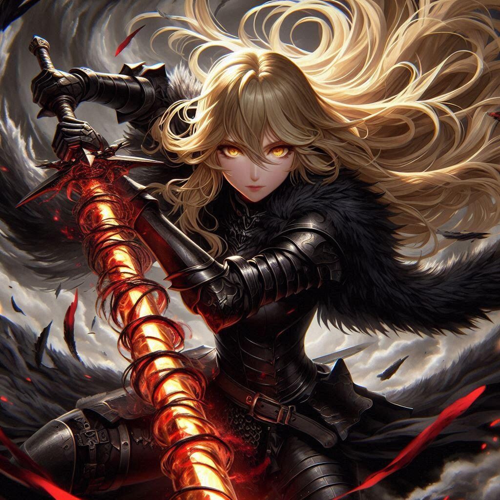 ブロンドの女騎士さん694