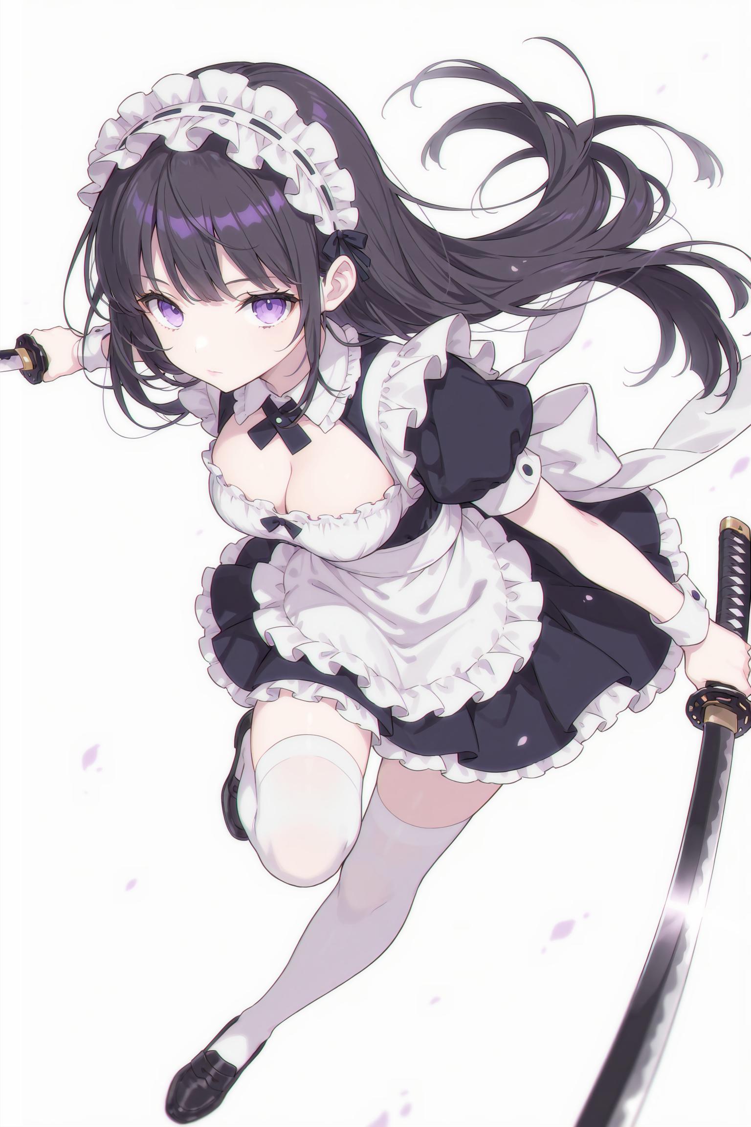 刀持ちメイド