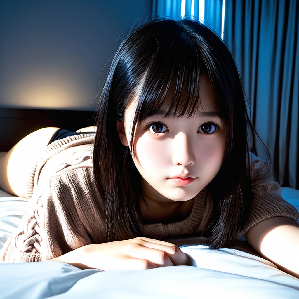 架空セーター美女2