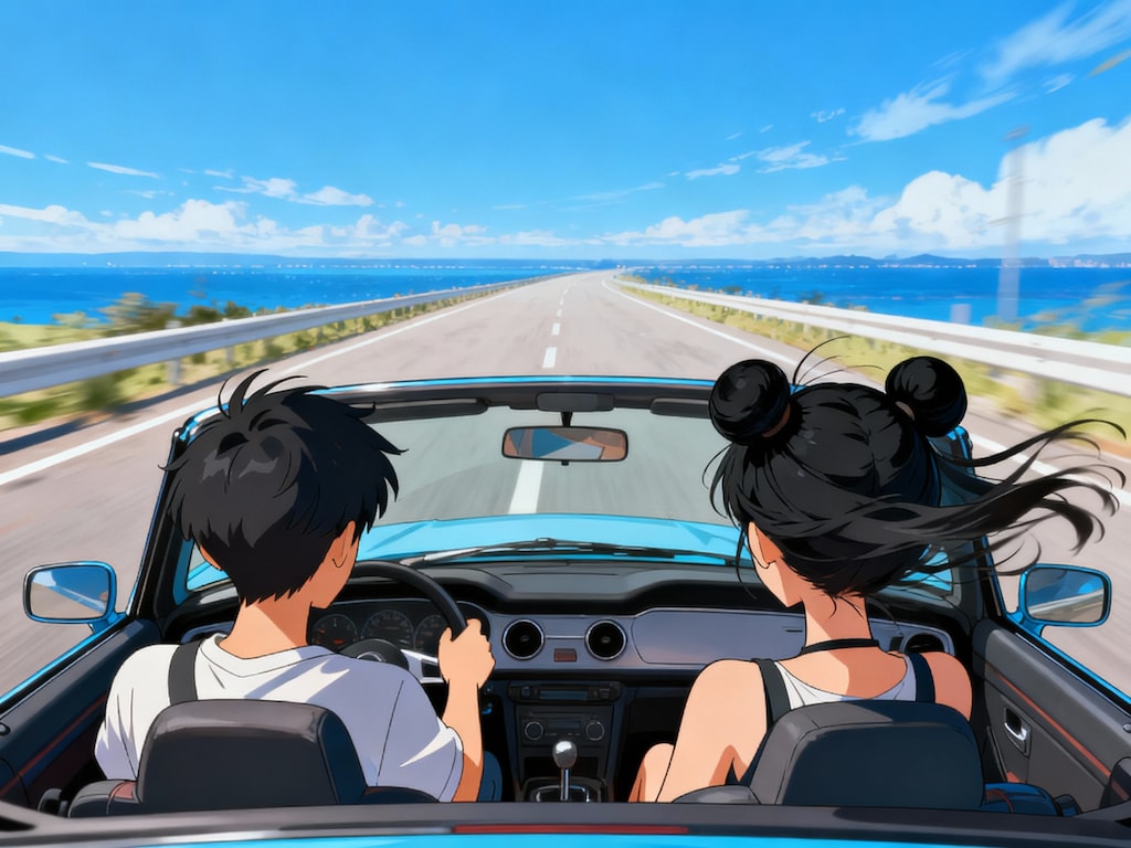 逃避行８：「次はどの大陸❓」「まずは船に乗らなきゃなぁ……。」「早く行ってよね。」