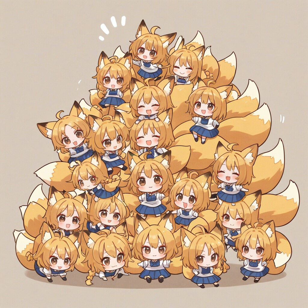 きつねピラミッド