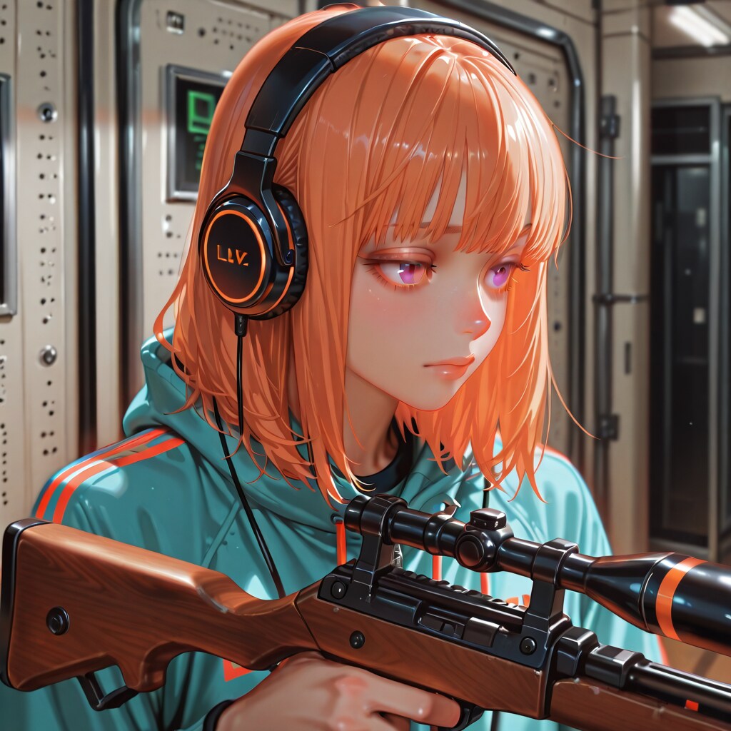 ヘッドホン銃試射
