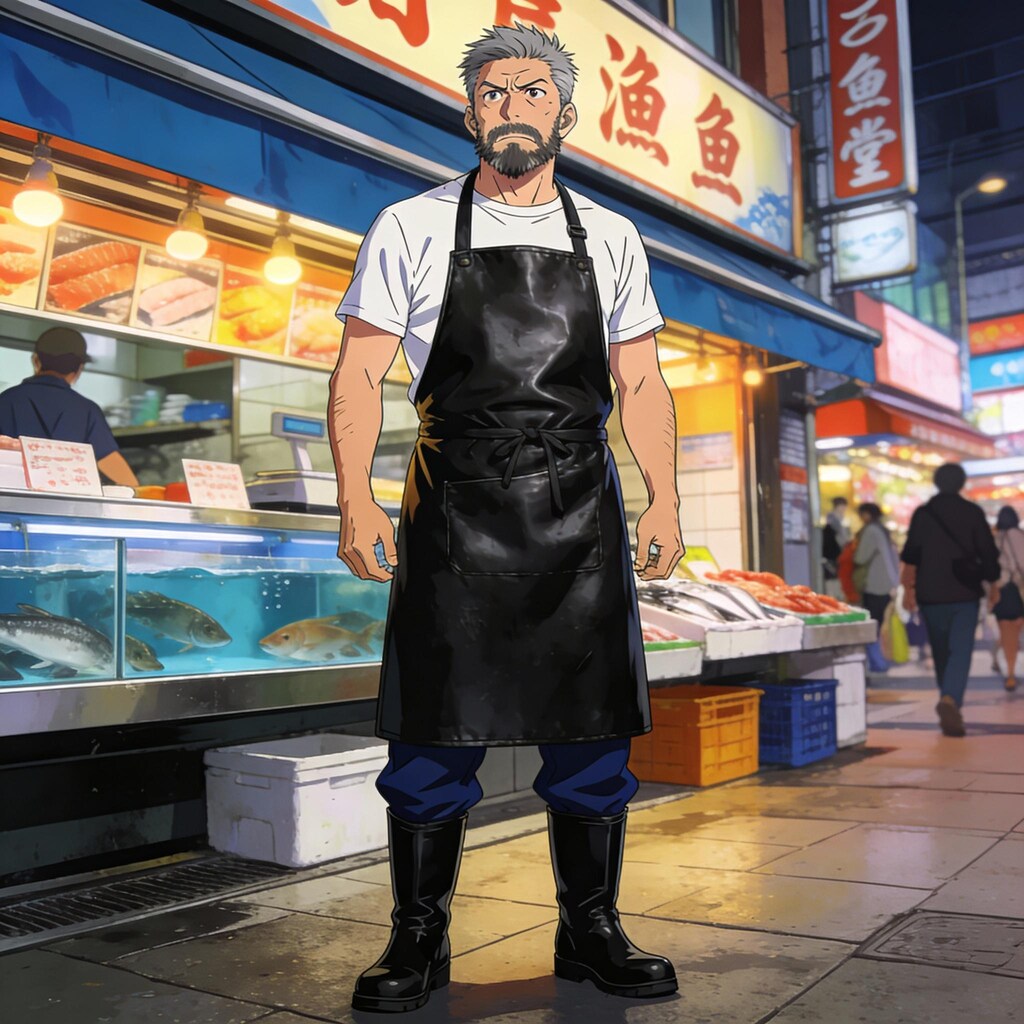 夜市場の魚屋さん