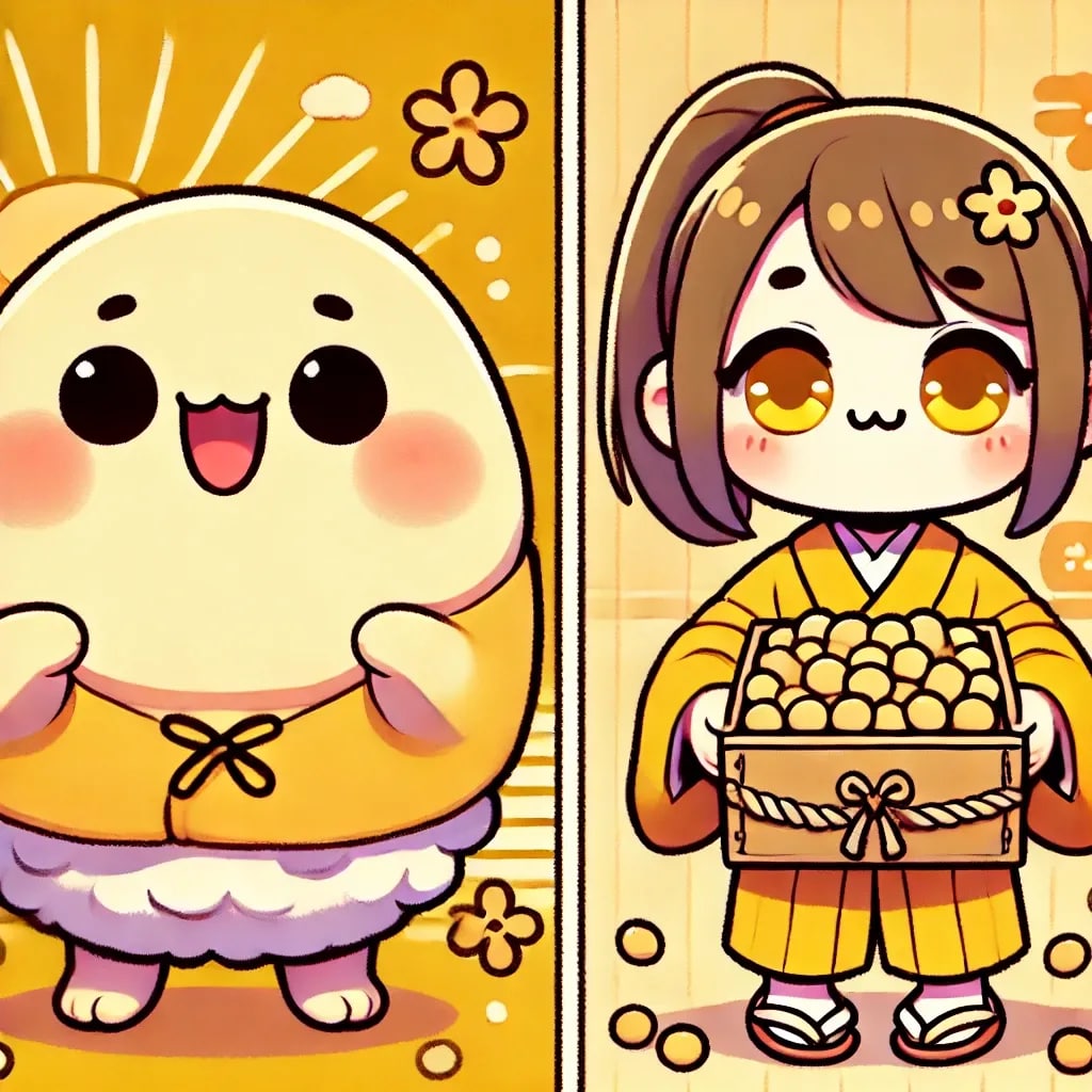 黄ぽにちゃんの節分