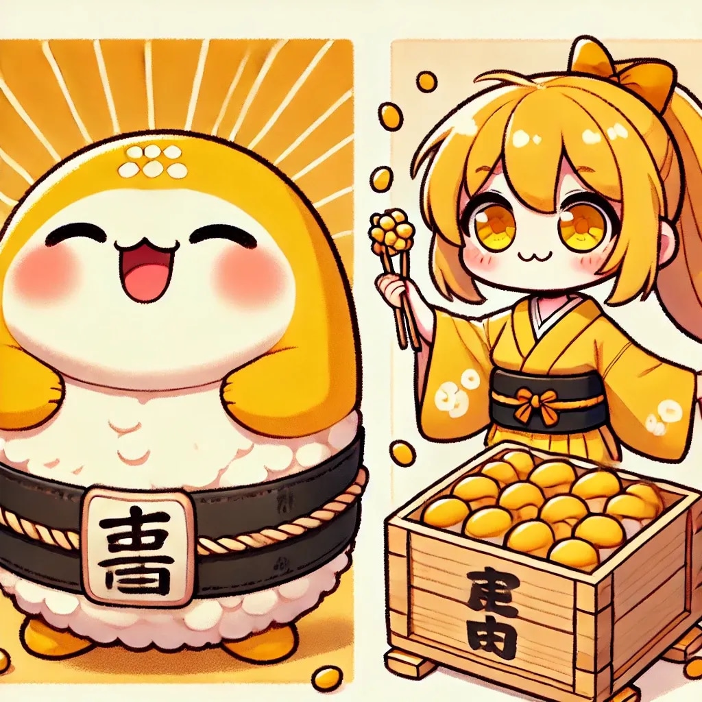 黄ぽにちゃんの節分