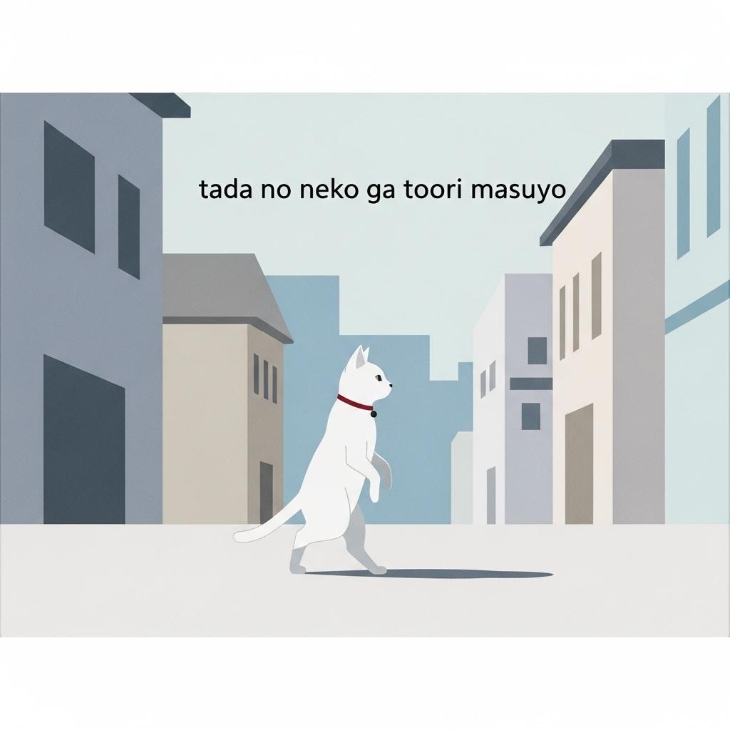 ただのねこが通りますよ