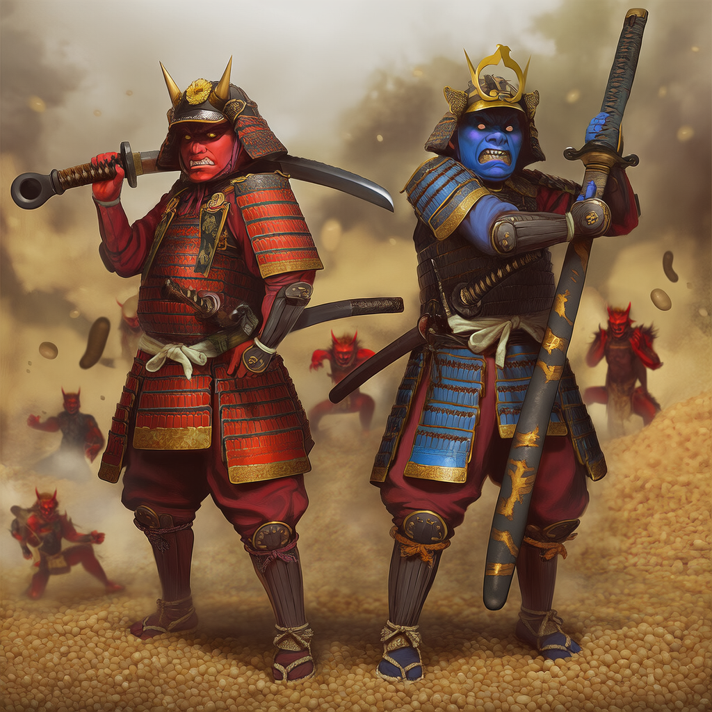 赤鬼＆青鬼 | の人気AIイラスト・グラビア