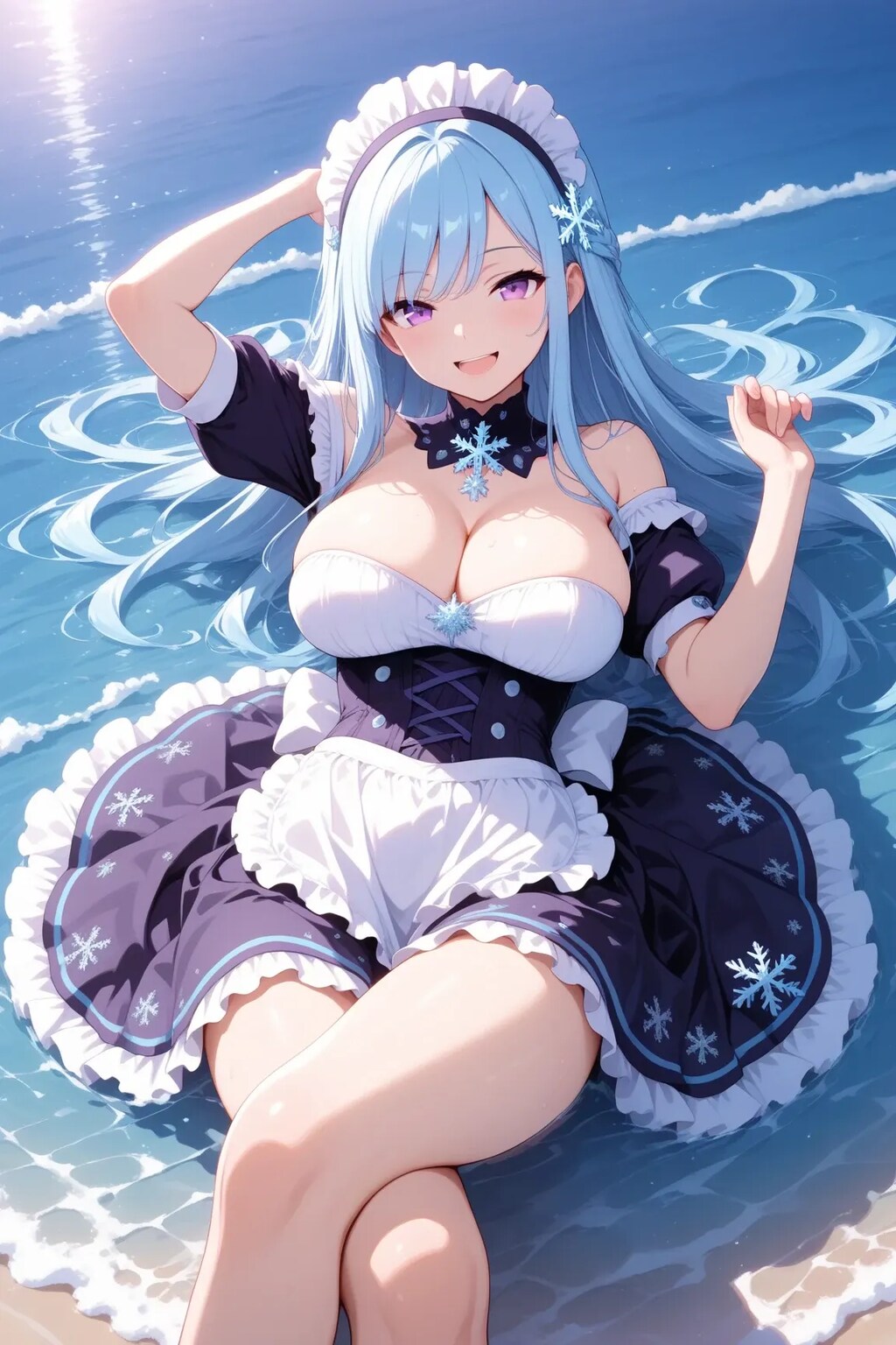 濡れちゃいますね♡