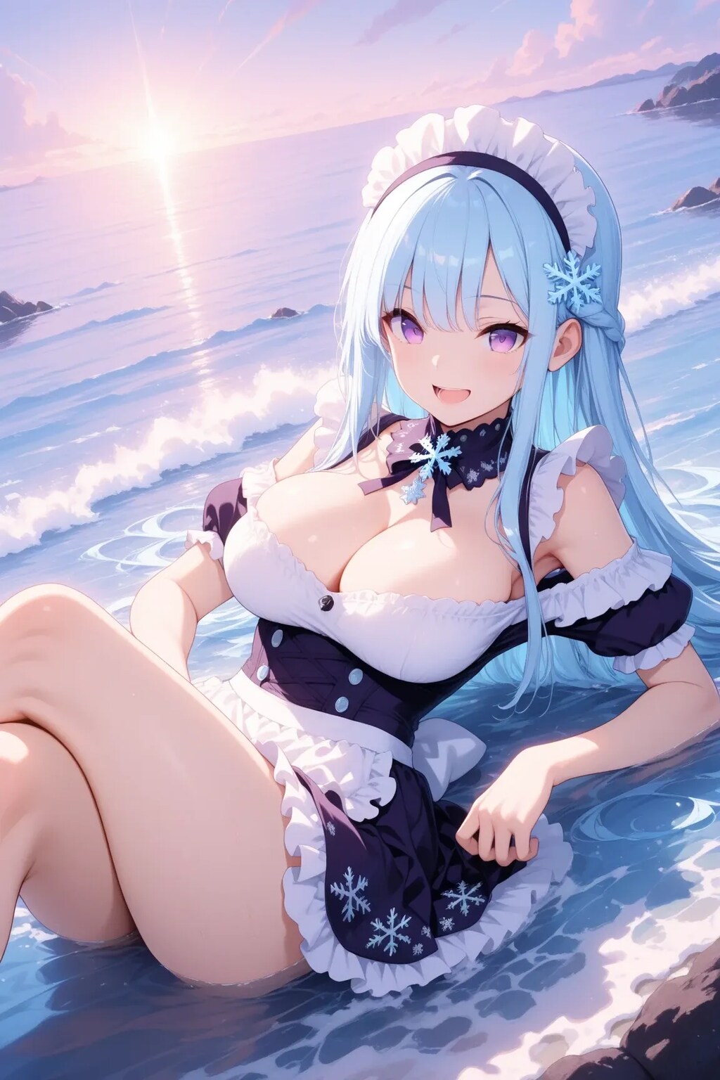 濡れちゃいますね♡