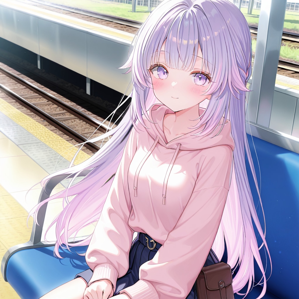 ねむちゃん105〜電車待ち〜