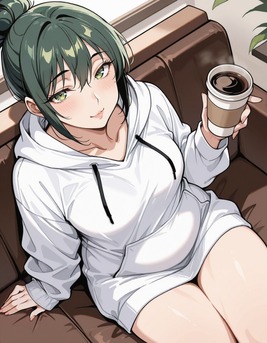 コーヒーブレイクな彼女 | の人気AIイラスト・グラビア