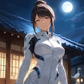 パイロットスーツの小宮満さん(PixAI版) 2枚目