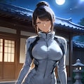 パイロットスーツの小宮満さん(PixAI版) 3枚目